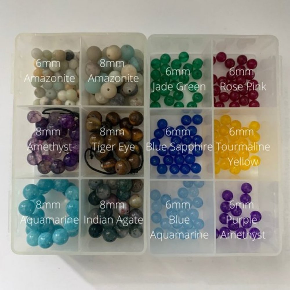 Amazonite Gemstone Diffuser Lava Rock Bracelet - image 3